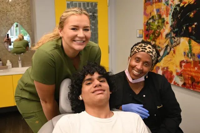 Happy Patient and Orthodontists